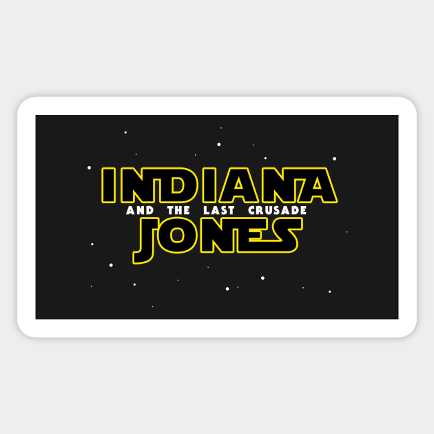 Indiana Jones and the last crusade Sticker by Penduale